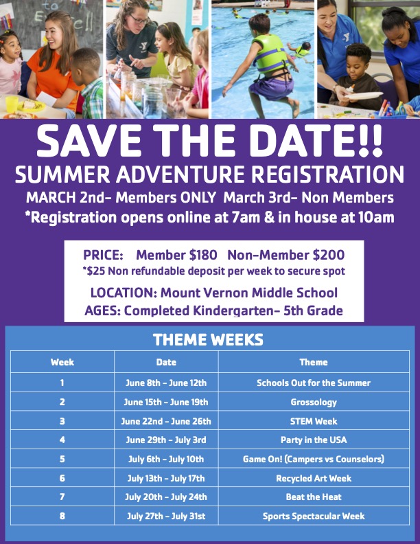 2026 Summer Adventure Save the Date