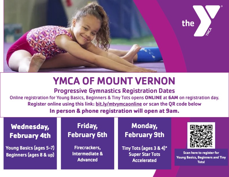 Progressive Gymnastics registration dates