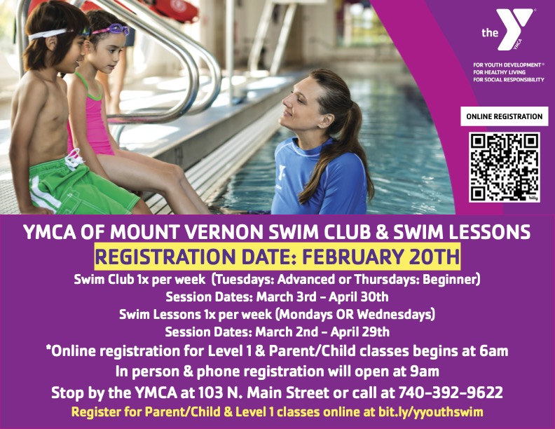 Swim lesson registration dates